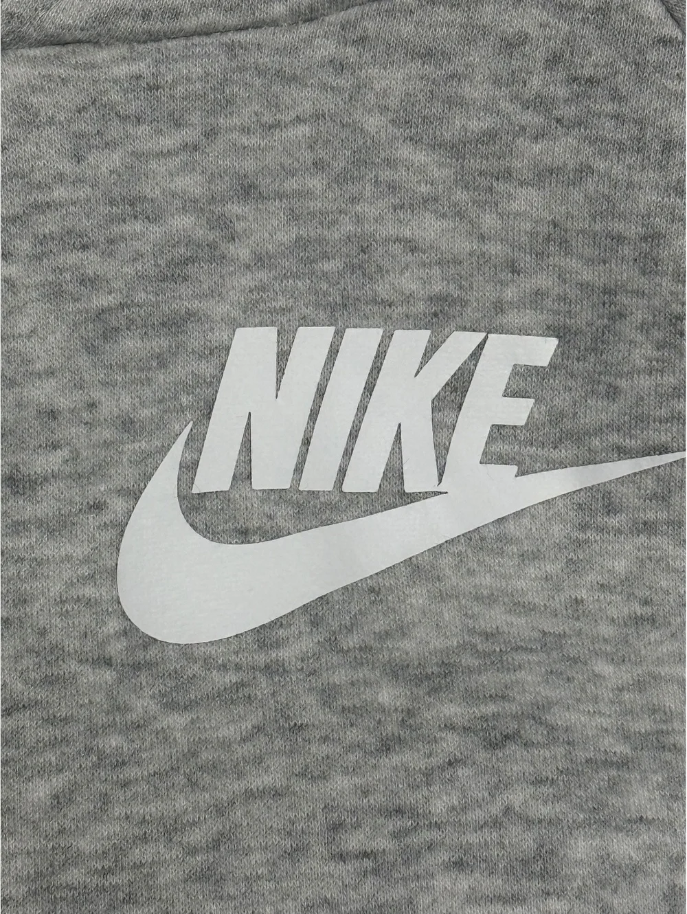 Nike Women's Gray Pullover Hoodie White Swoosh Logo M